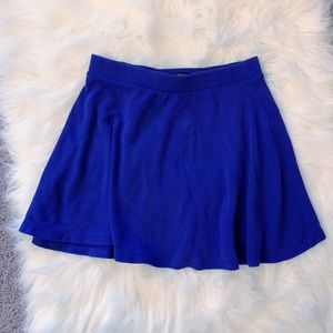 cobalt blue skirt